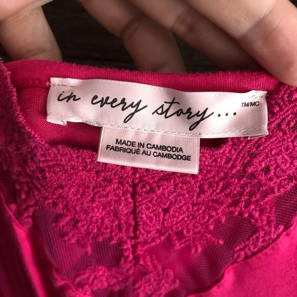 IN Every Story Plus Size X Pink, Lace, Tank top - Picture 4 of 5